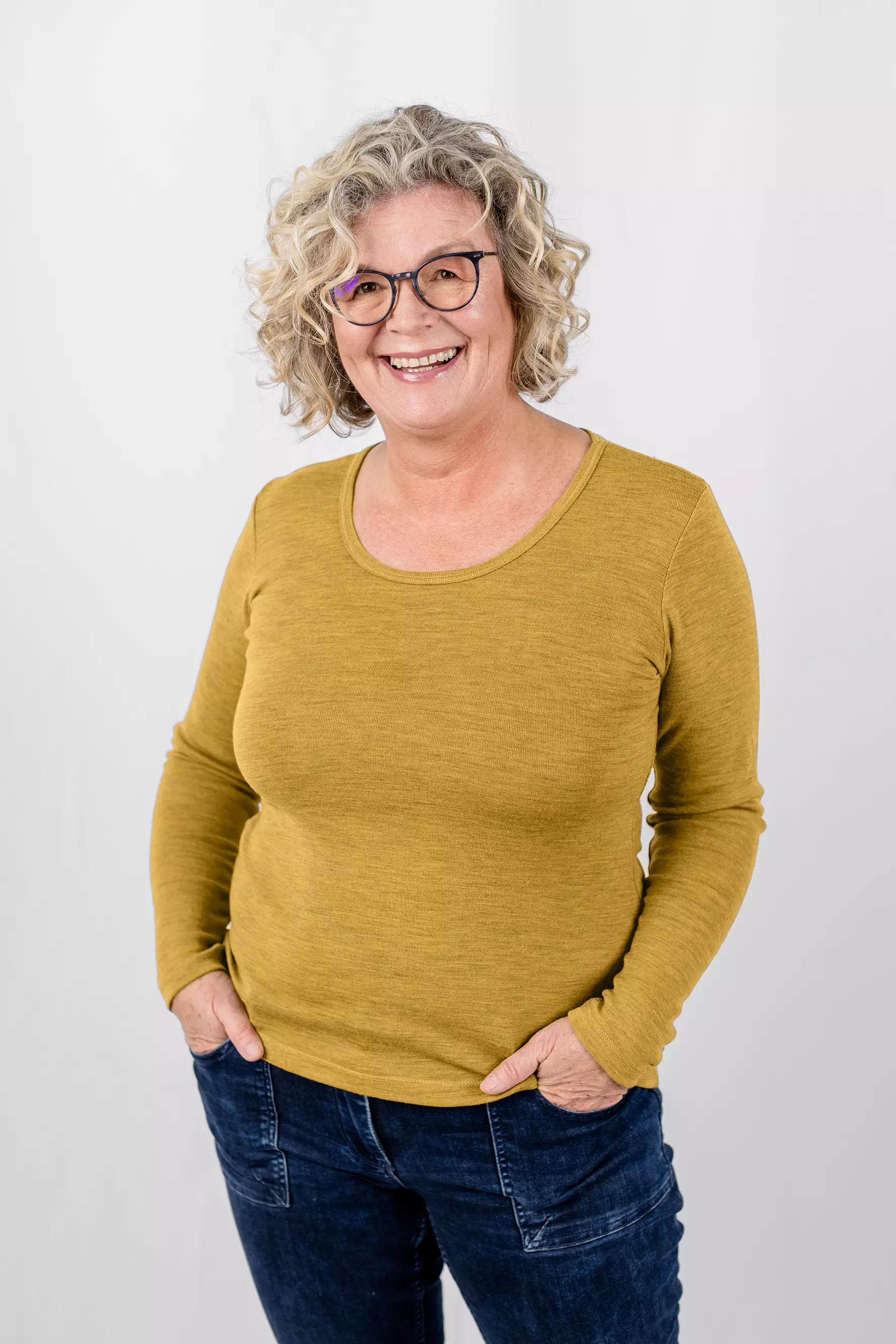 Women's merino wool shirt long-sleeved, IVN BEST