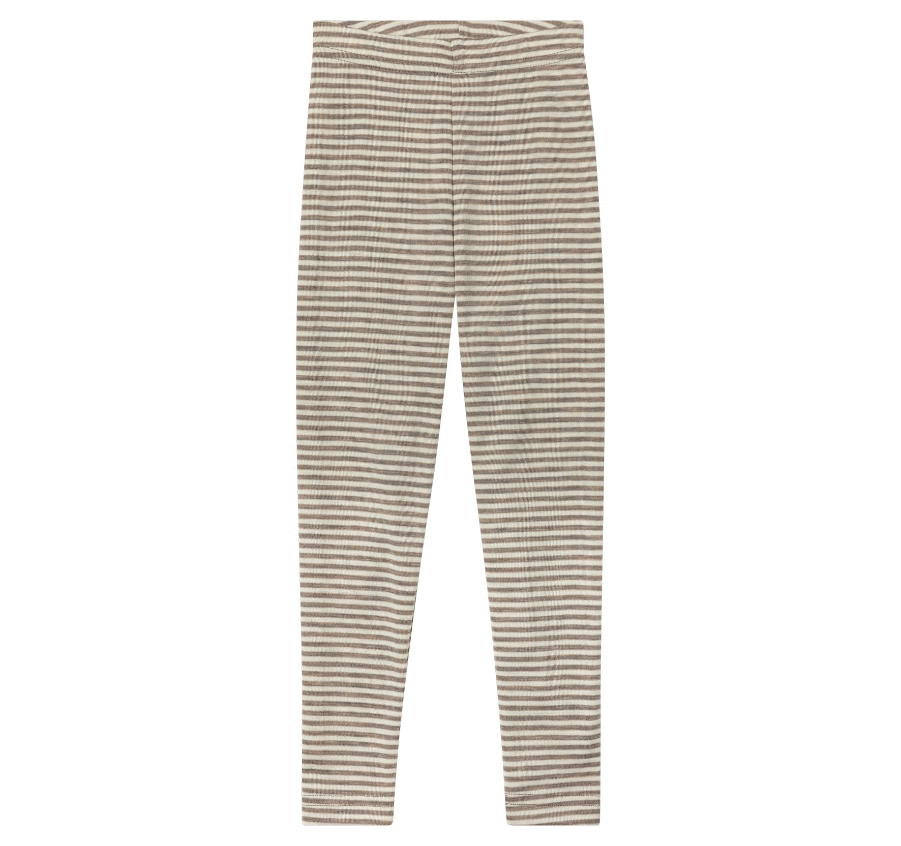 Feinripp Kinderleggings aus 100% Schurwolle mit weichem Bund.
