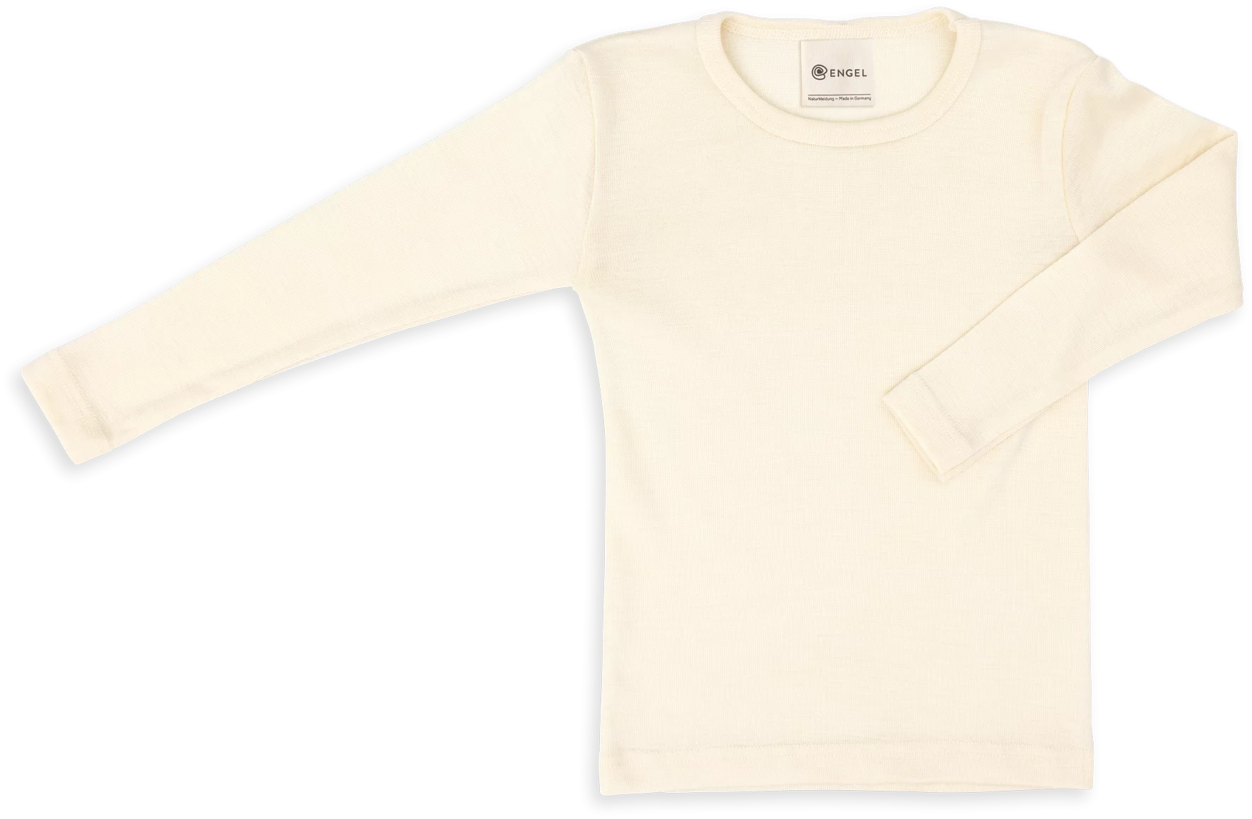 Langarmshirt Kinder aus Merinowolle & Seide, GOTS