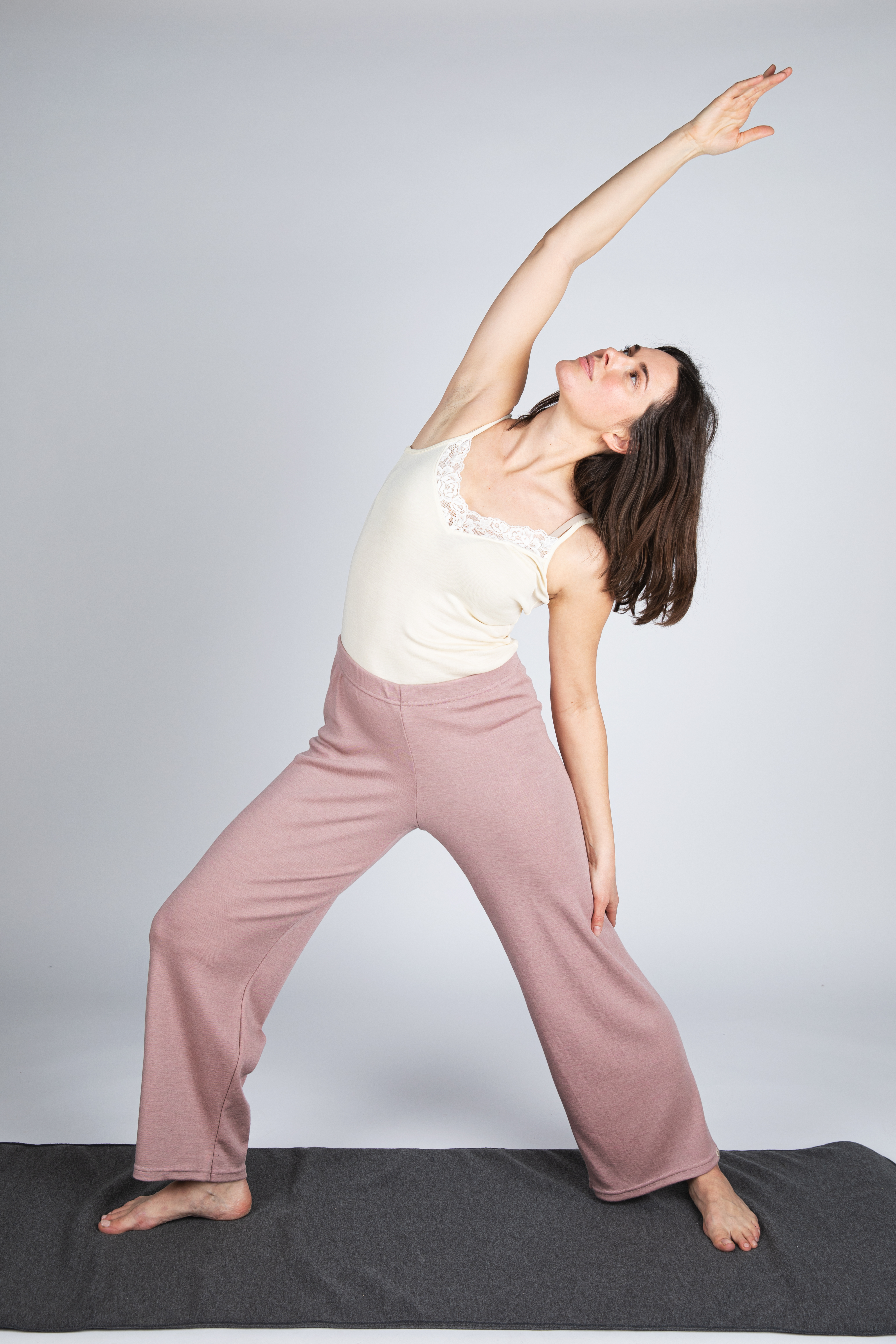 Loungehose Damen aus Merinowolle & Seide, GOTS