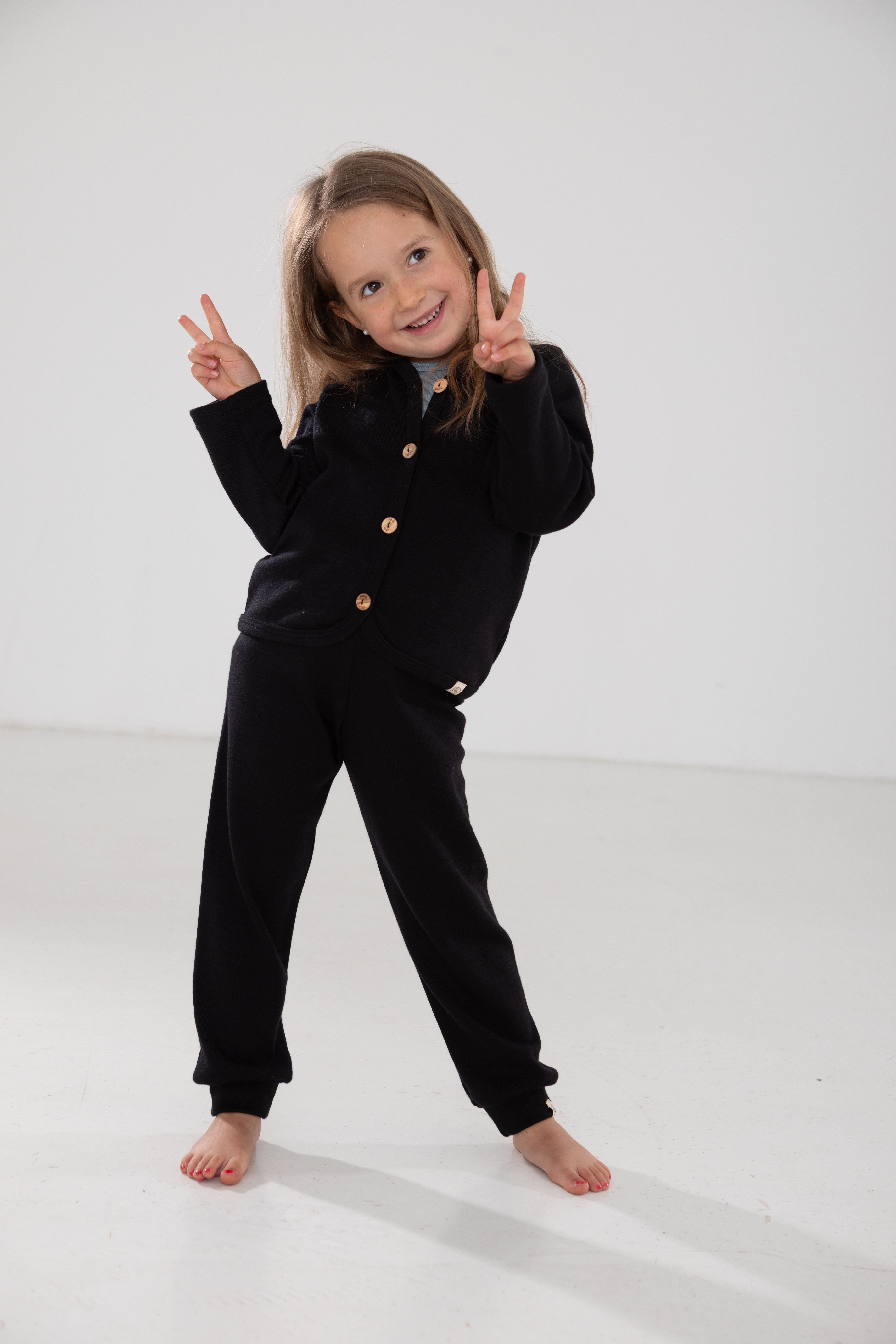 Jogginghose Kinder aus Merinowolle & Seide, GOTS