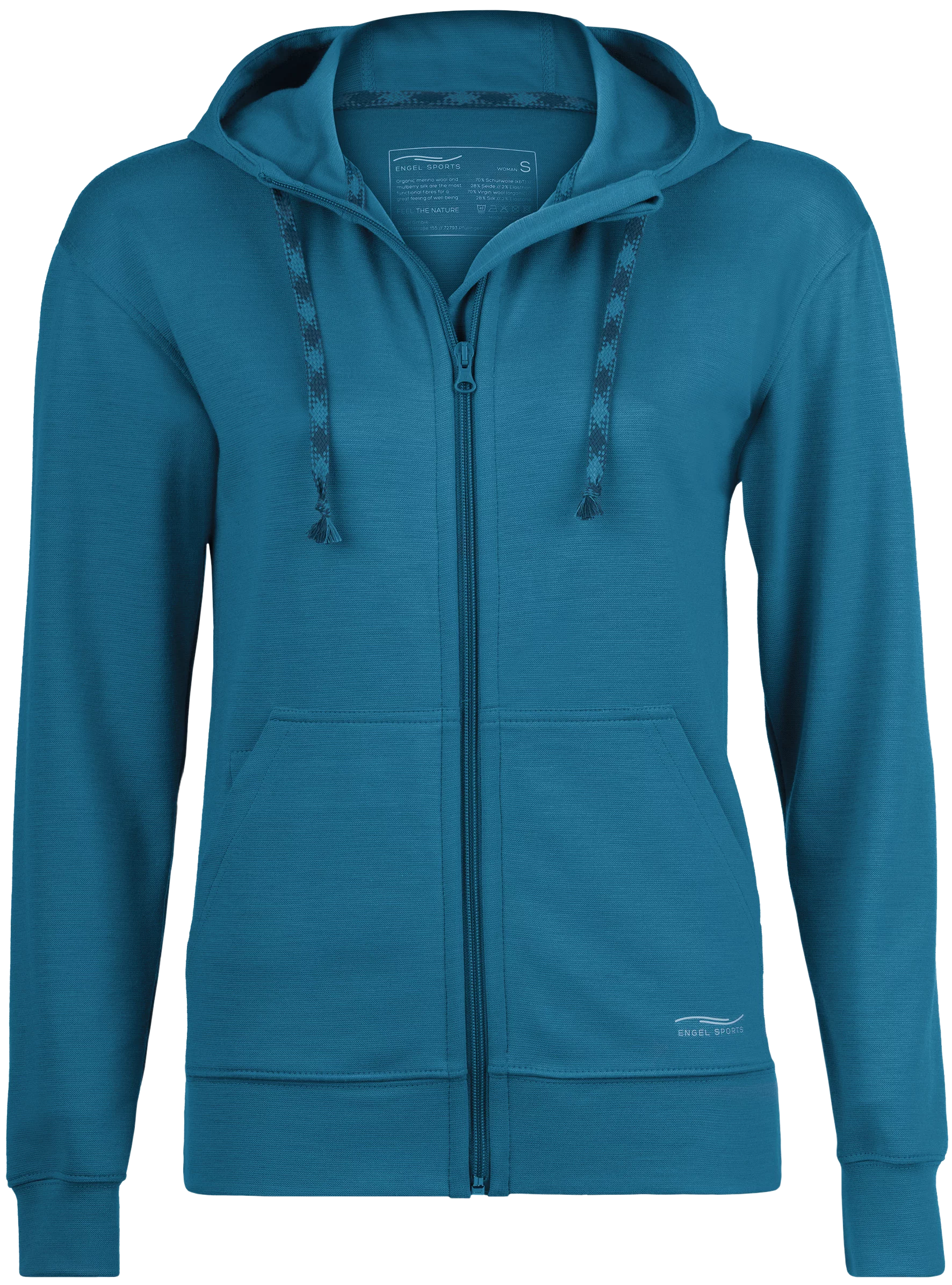 ENGEL SPORTS Kapuzenjacke, GOTS