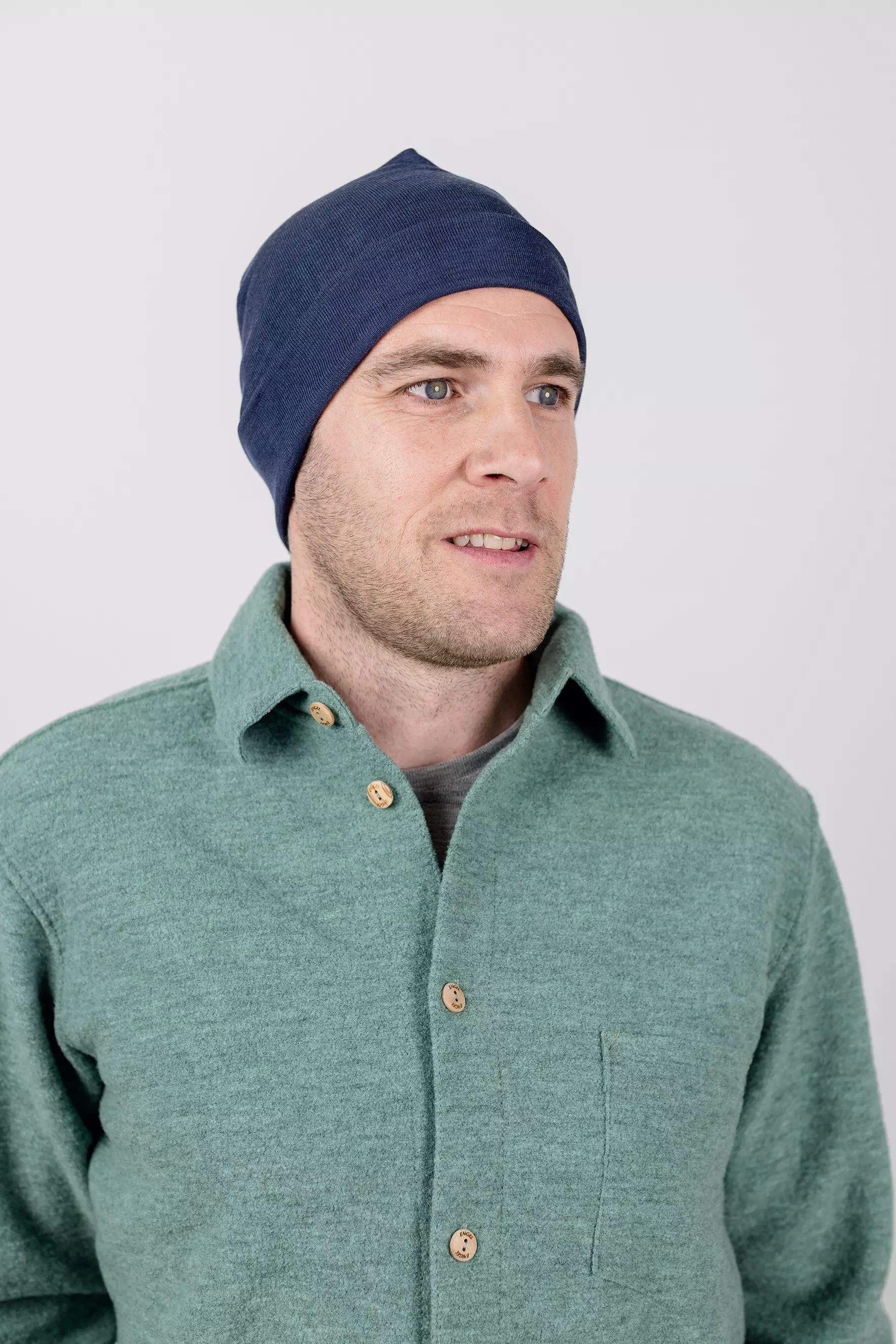 Merino wool & silk hat, GOTS