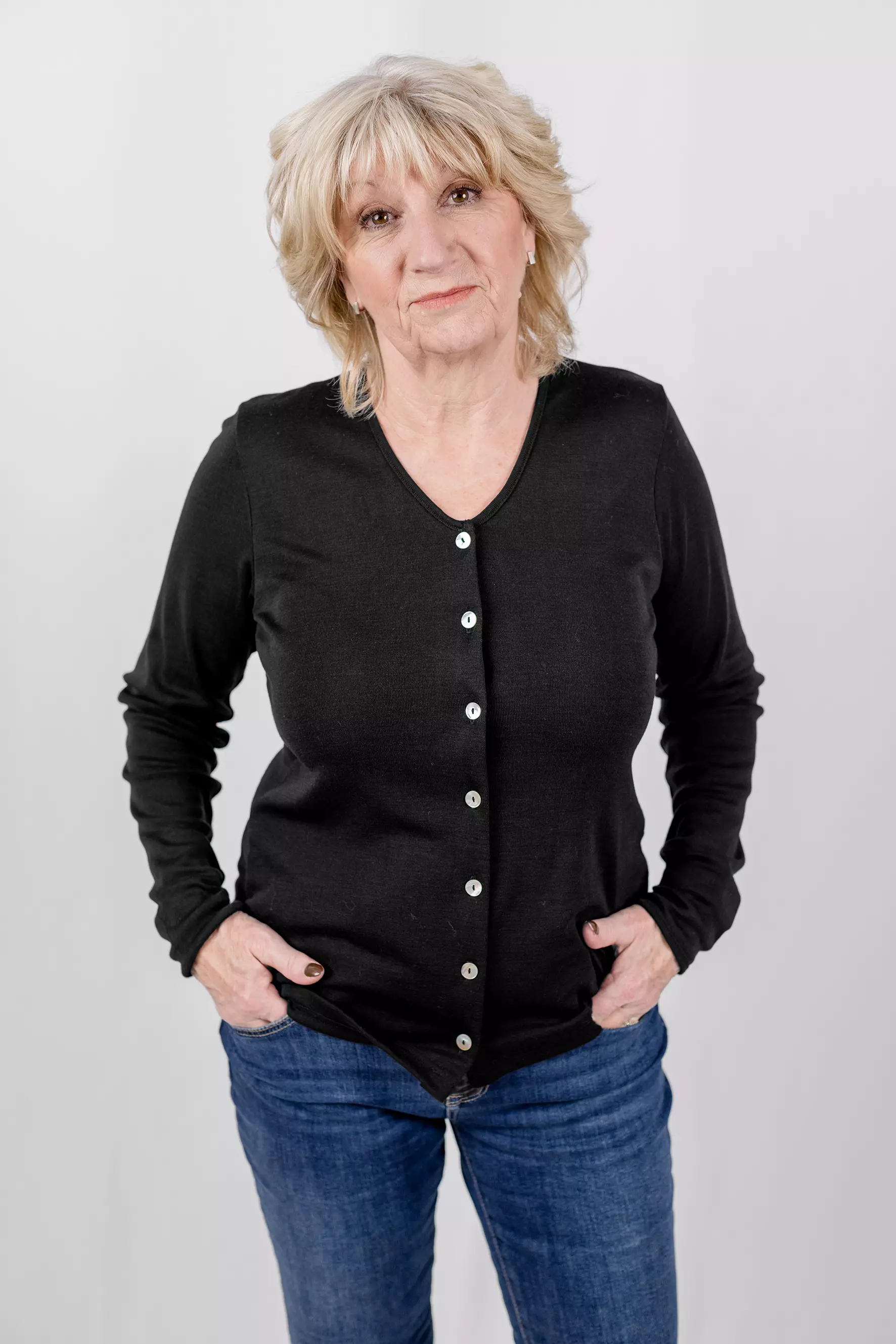 Cardigan Damen, GOTS