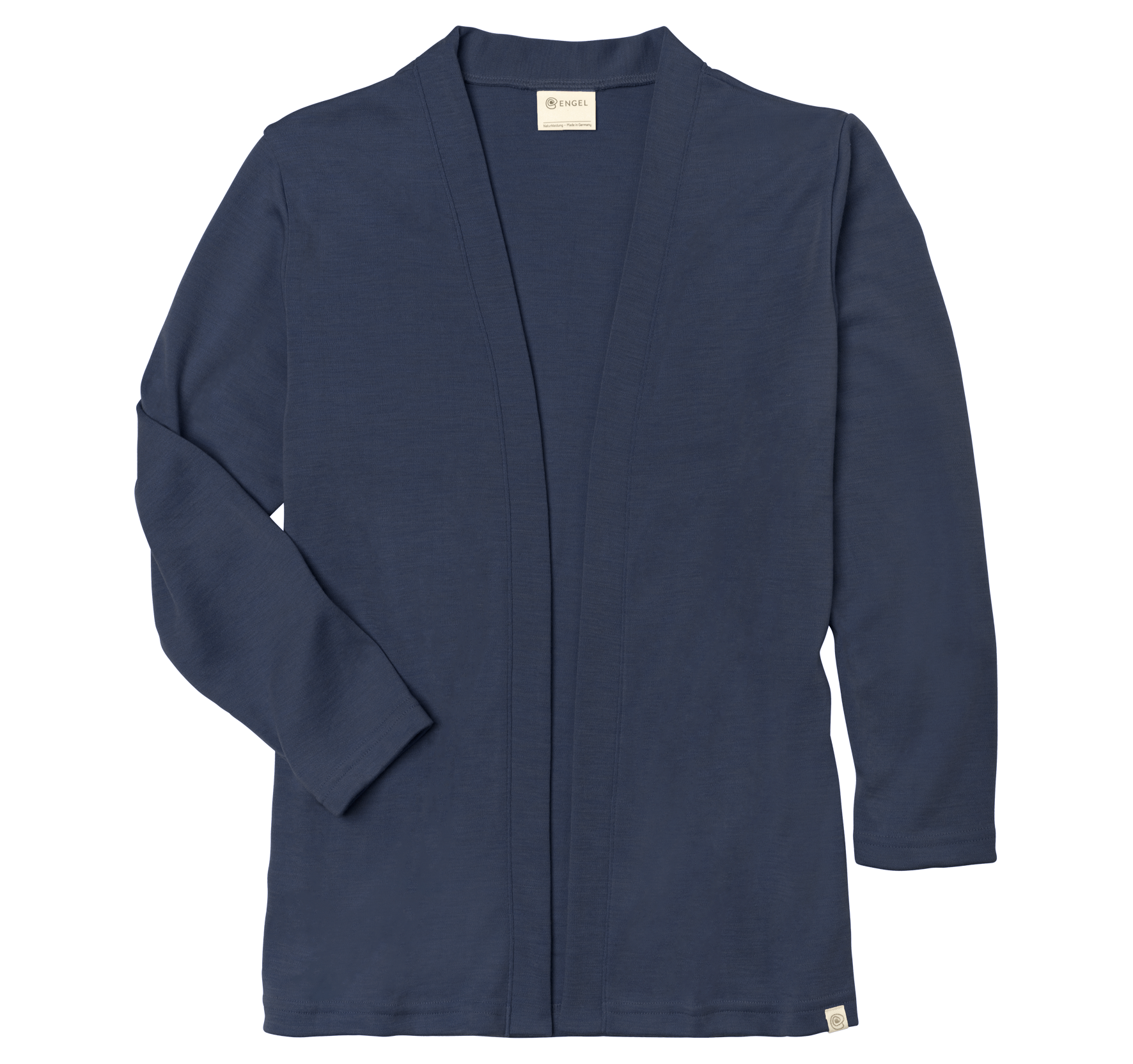 Women's merino wool & silk cardigan, GOTS